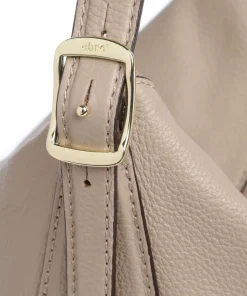 Agave Carina Beuteltasche genarbtes Leder beige