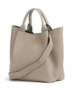 Agave Essential Medium Handtasche genarbtes Leder beige