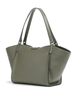 Agave Temi Shopper genarbtes Leder taupe