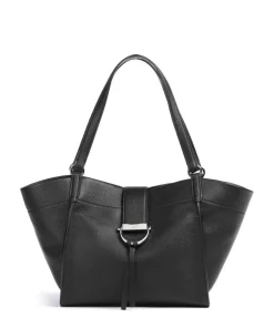 Agave Temi Shopper genarbtes Leder schwarz