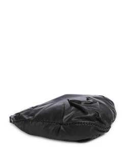 Agnes Supple Medium Beuteltasche Schafsleder schwarz