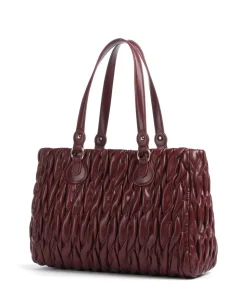 Aide M Shopper Lederimitat wein