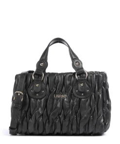 Aide S Handtasche Lederimitat schwarz