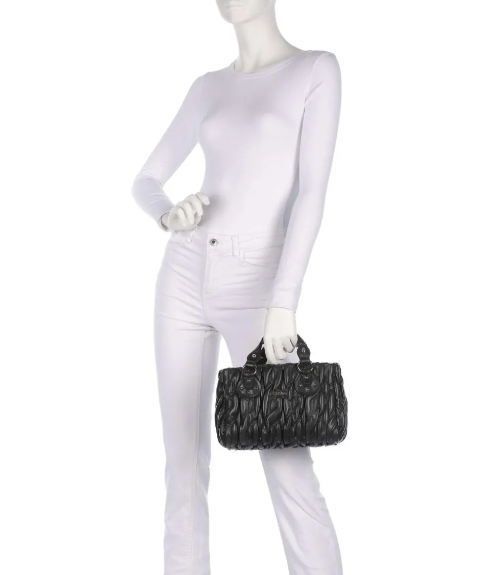 Aide S Handtasche Lederimitat schwarz