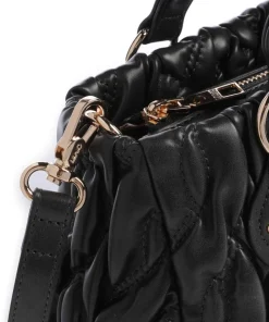 Aide S Handtasche Lederimitat schwarz