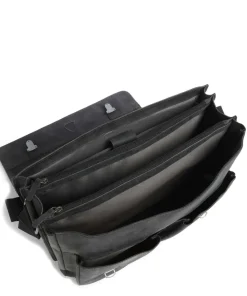 Aktentasche 15″ Leder schwarz
