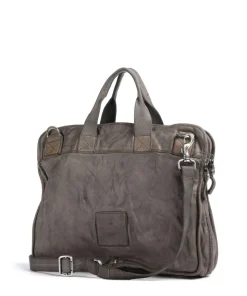 Aktentasche fein genarbtes Rindsleder stein