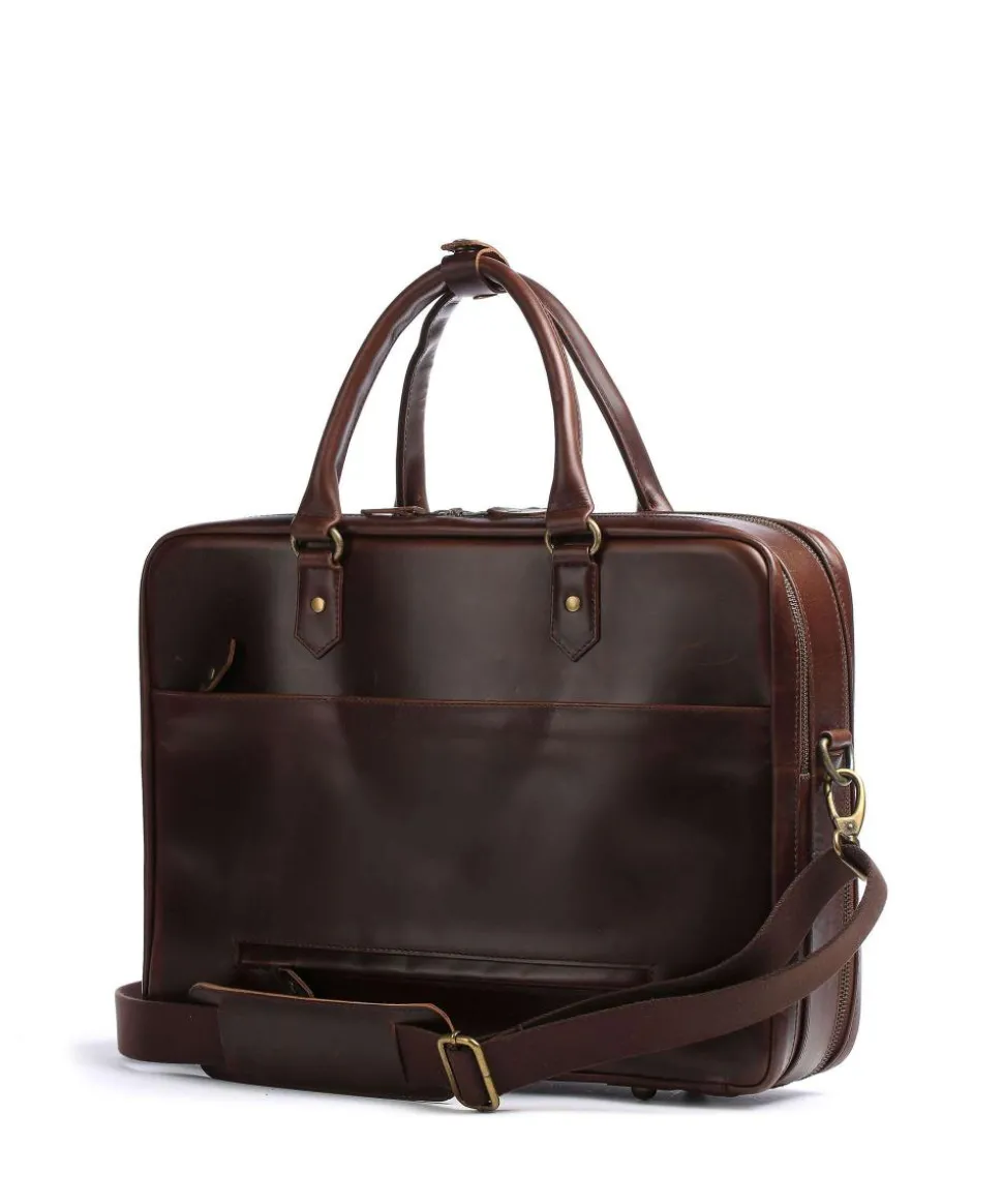Albert Aktentasche 15″ Rindsleder dunkelbraun