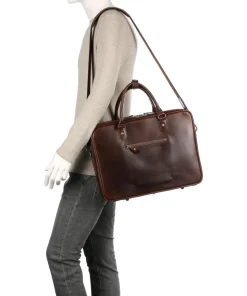 Albert Aktentasche 15″ Rindsleder dunkelbraun