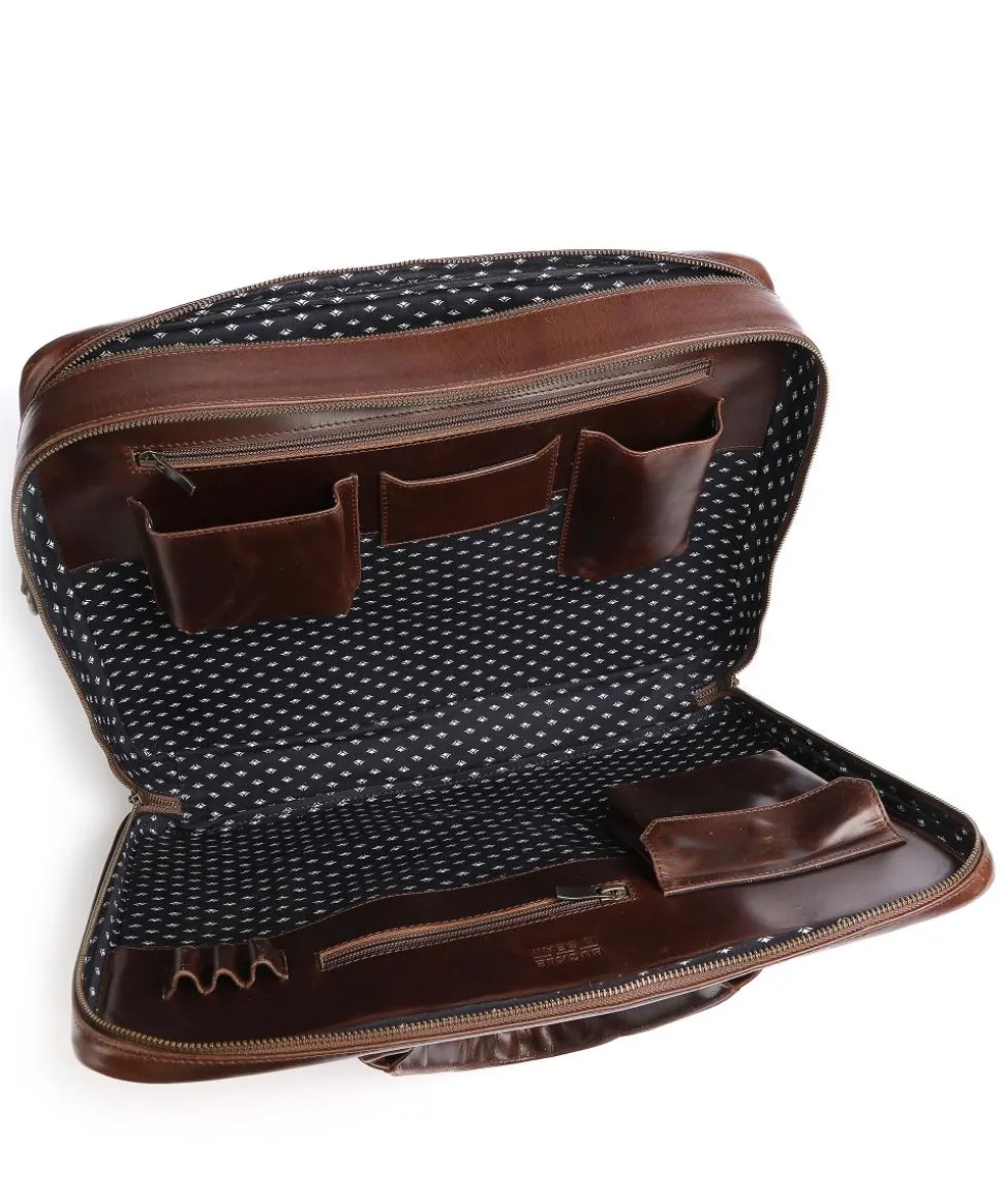 Albert Aktentasche 15″ Rindsleder dunkelbraun