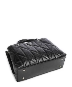 Aldina G-Shine Handtasche Lederimitat schwarz