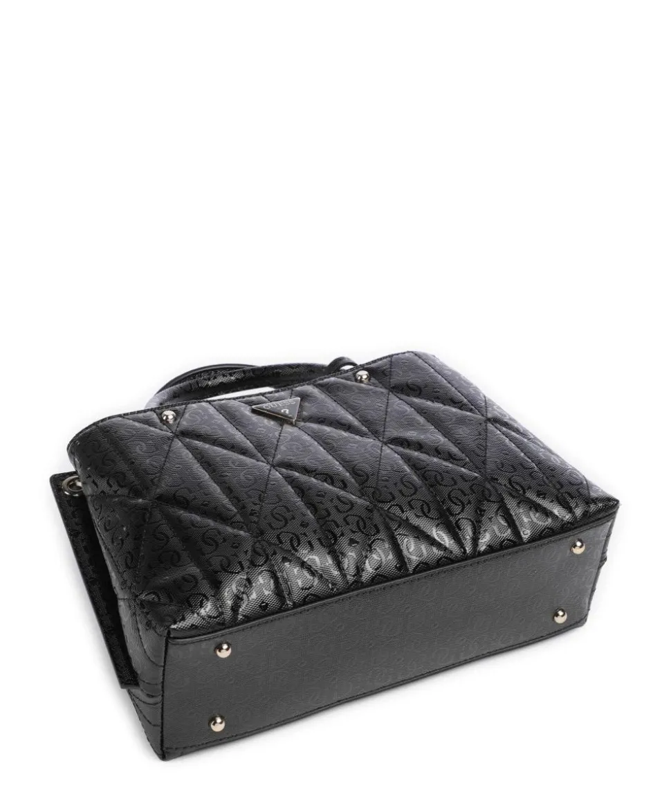 Aldina G-Shine Handtasche Lederimitat schwarz