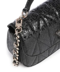 Aldina G-Shine Handtasche Lederimitat schwarz