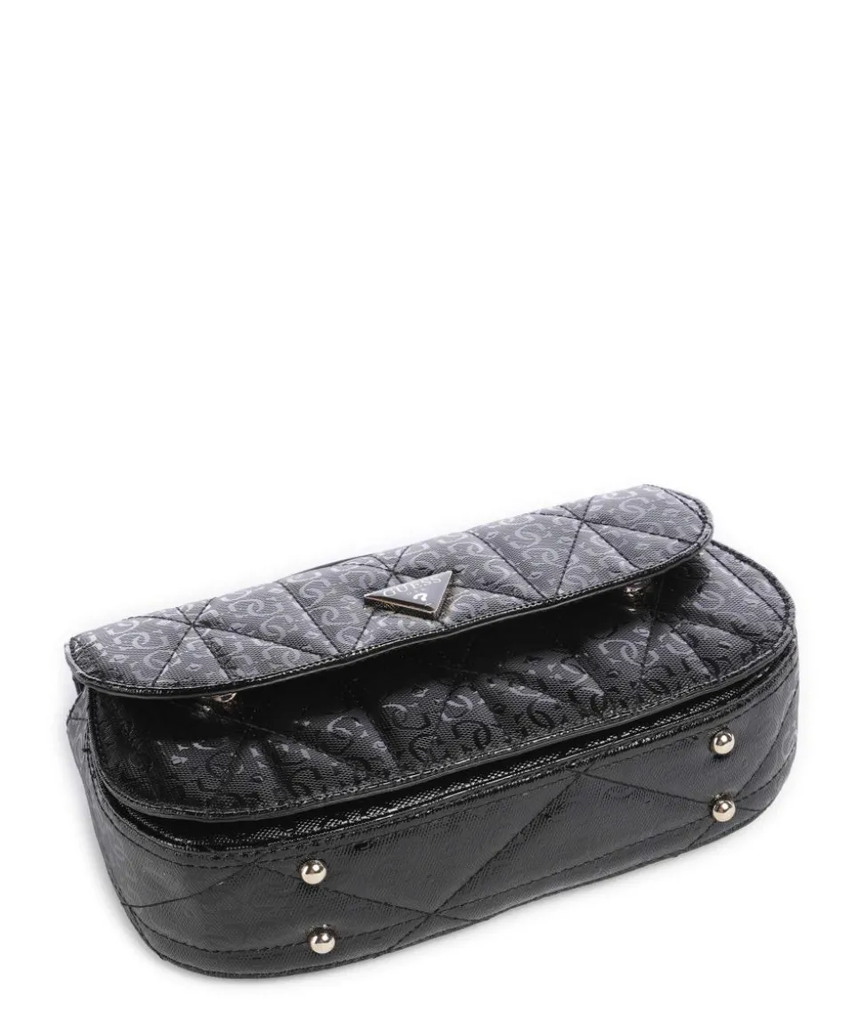 Aldina G-Shine Handtasche Lederimitat schwarz