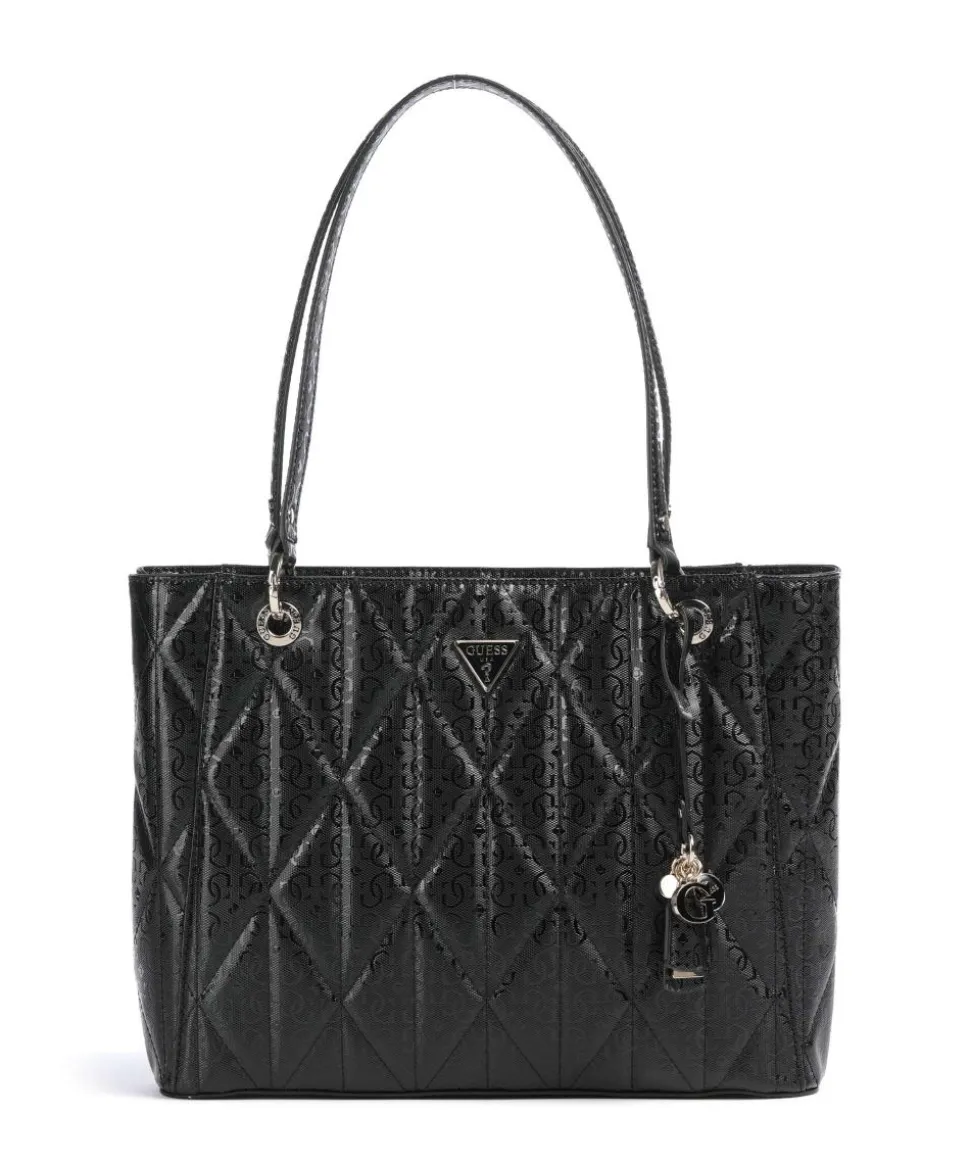 Aldina G-Shine Shopper Lederimitat schwarz