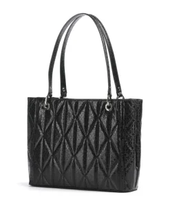 Aldina G-Shine Shopper Lederimitat schwarz