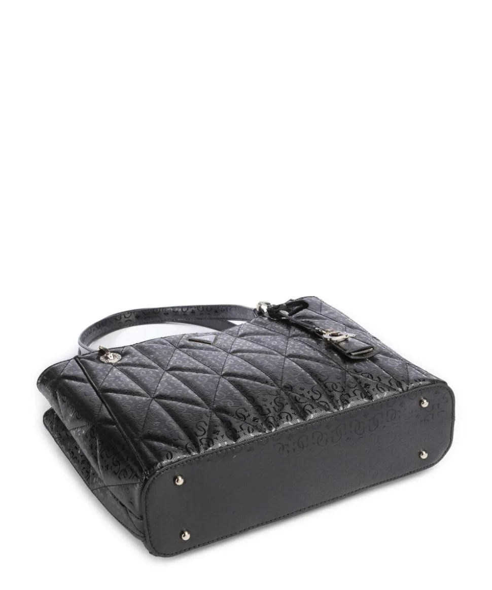 Aldina G-Shine Shopper Lederimitat schwarz