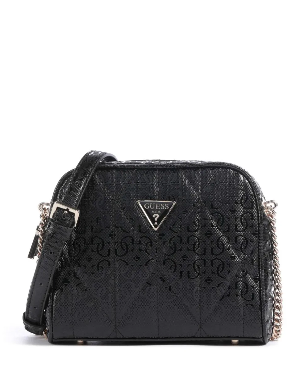 Aldina G-Shine Umhängetasche Lederimitat schwarz