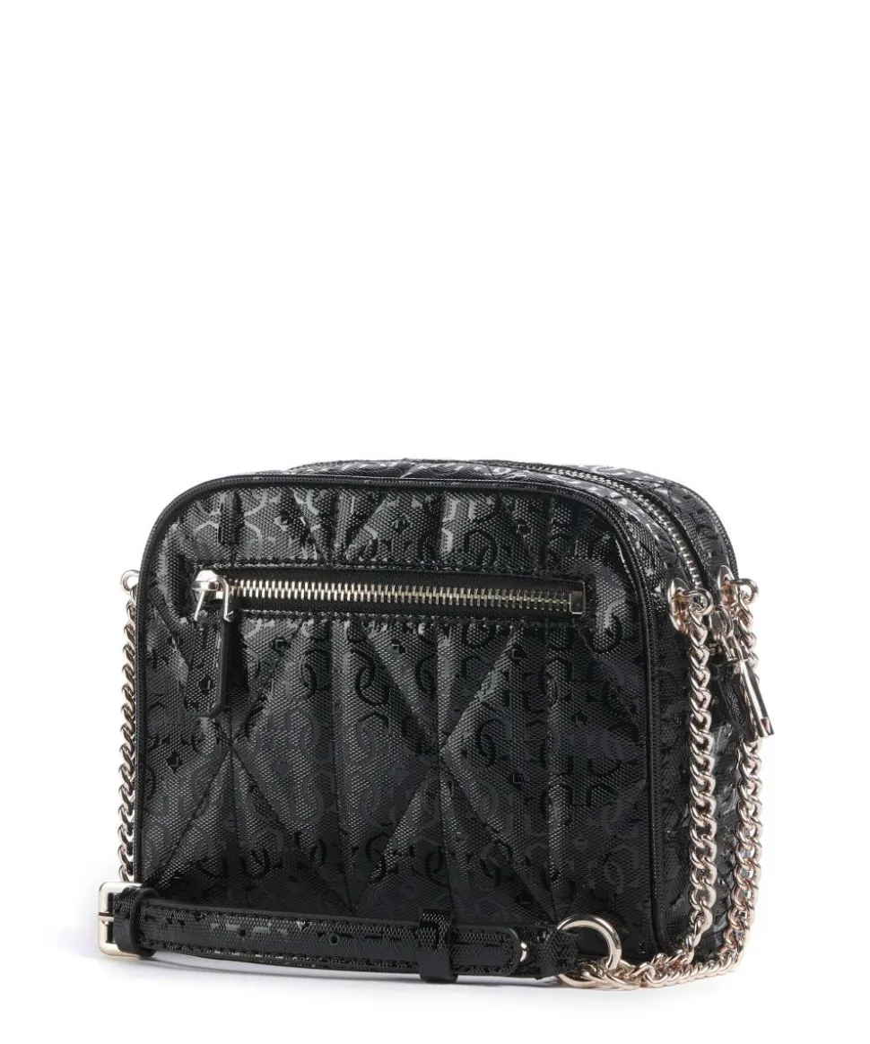 Aldina G-Shine Umhängetasche Lederimitat schwarz