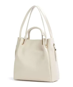 Alexandria Shopper geprägtes Rindsleder creme