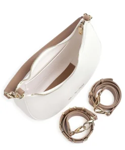 Alexia Schultertasche Lederimitat weiß