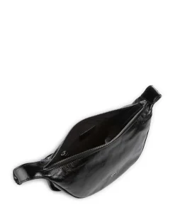 Alias Soft By My Side Schultertasche fein genarbtes Rindsleder schwarz