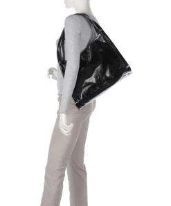 Alias Soft 24H Shopper genarbtes Leder schwarz