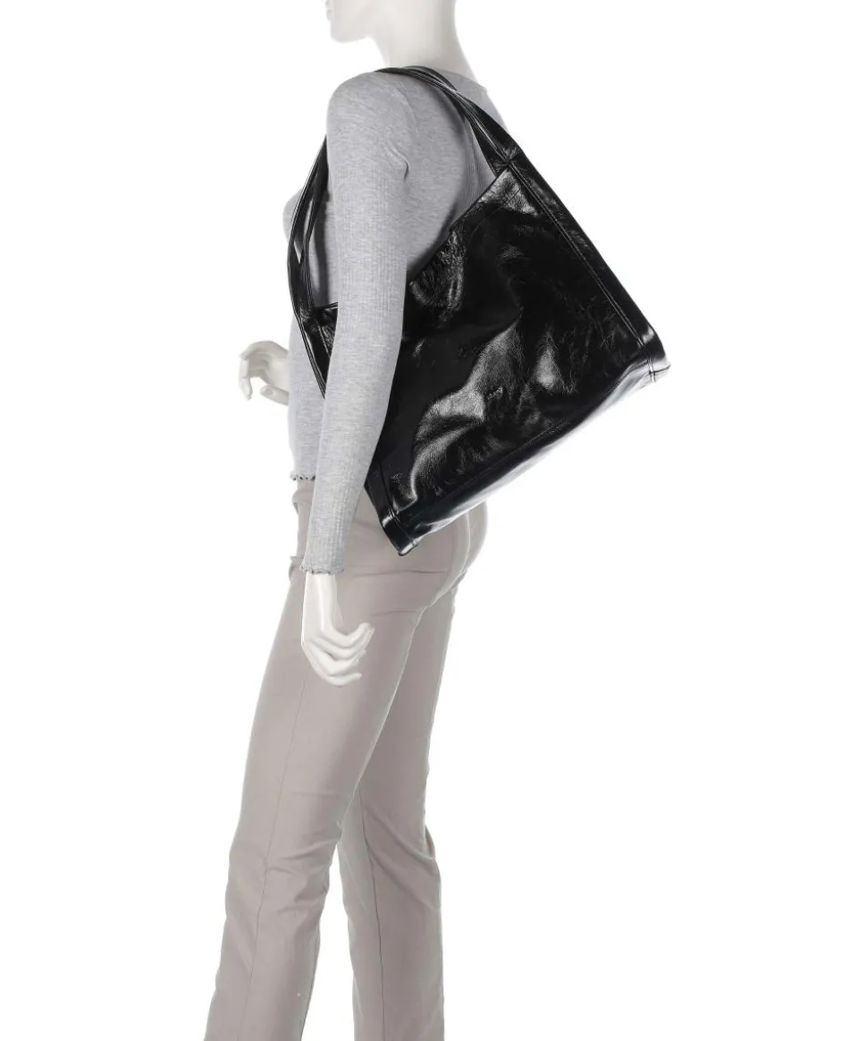 Alias Soft 24H Shopper genarbtes Leder schwarz