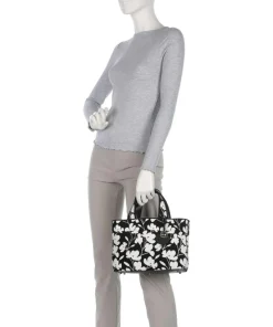 Alissa S Handtasche Textil schwarz/weiß