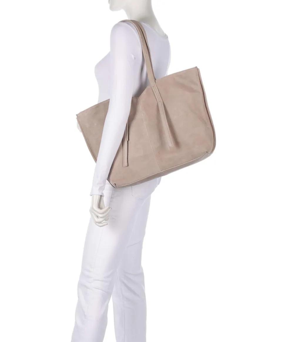 All About Beads Shopper Schafsleder beige