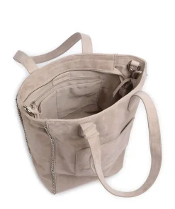 All About Beads Shopper Schafsleder beige