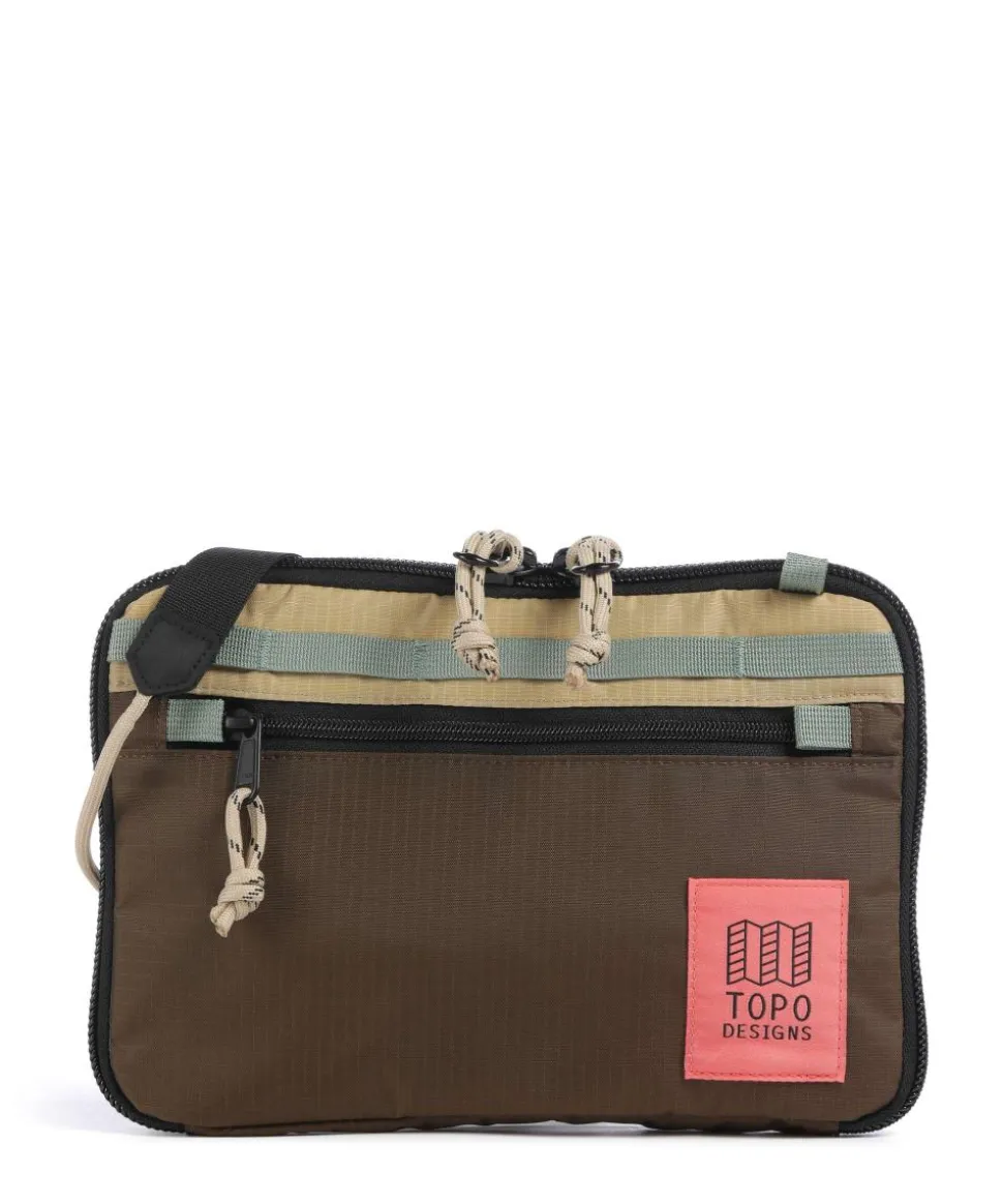 All Adventure Umhängetasche recyceltes Ripstop-Nylon braun