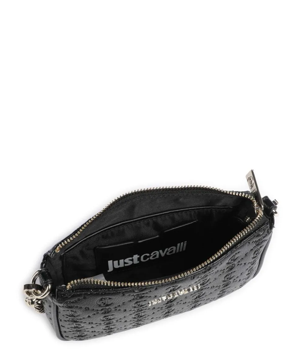 All Over Gothic Schultertasche Lederimitat schwarz