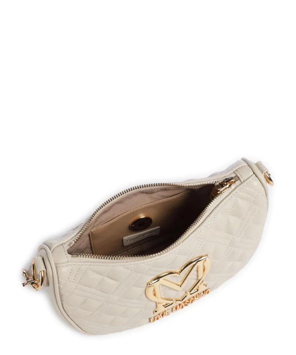 Allure Schultertasche Lederimitat elfenbein