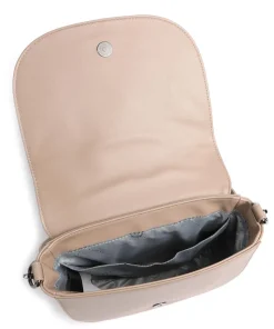 Almata Schultertasche Lederimitat sand