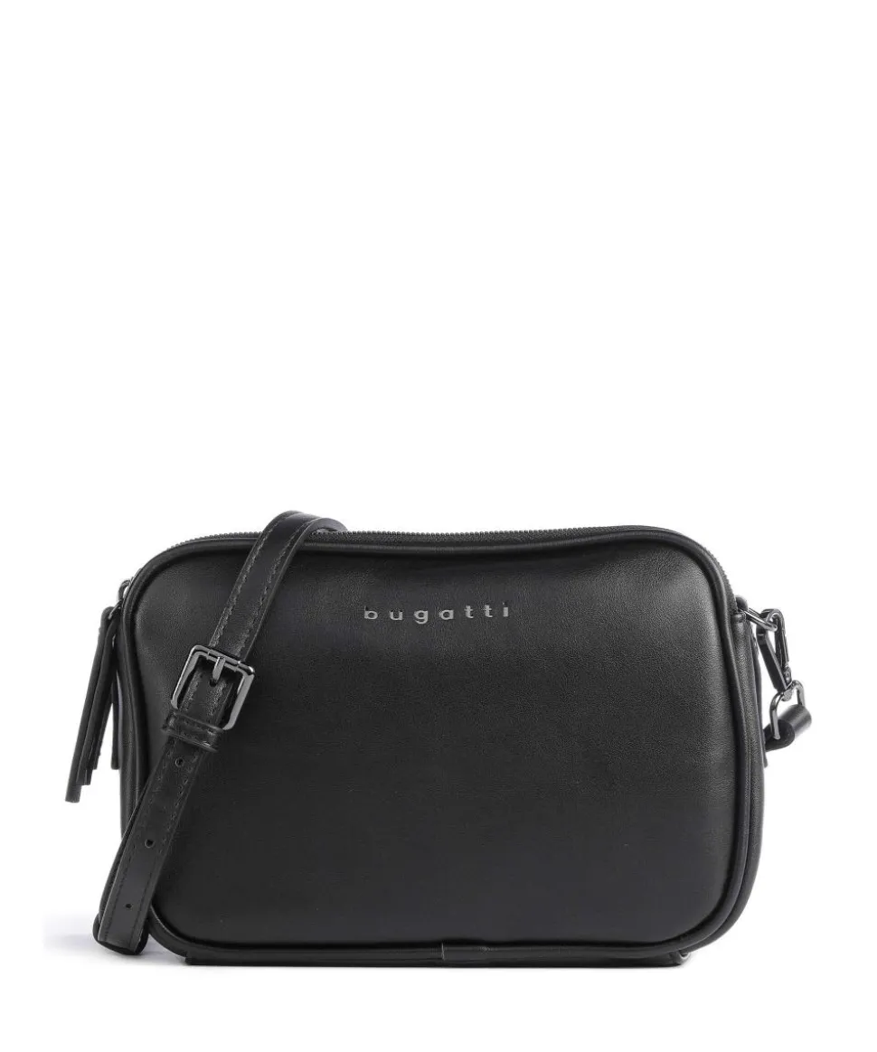 Almata Umhängetasche Lederimitat schwarz