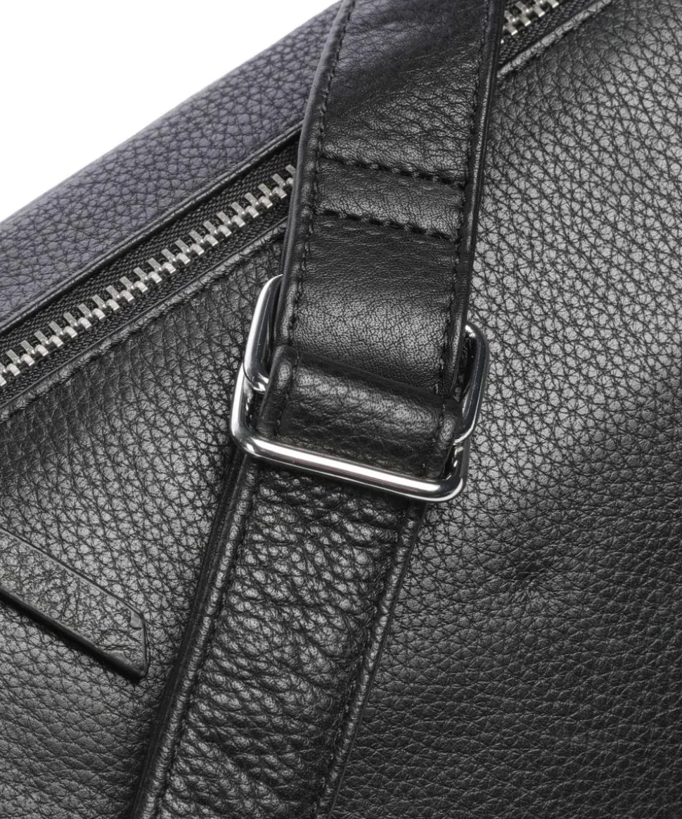 Alta Gürteltasche genarbtes Rindsleder schwarz