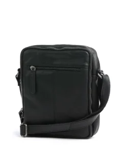 Alva Umhängetasche Pull-Up Rindsleder schwarz