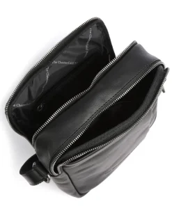 Alva Umhängetasche Pull-Up Rindsleder schwarz