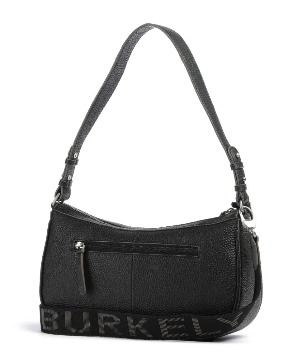 Always Alyx Schultertasche genarbtes Leder schwarz