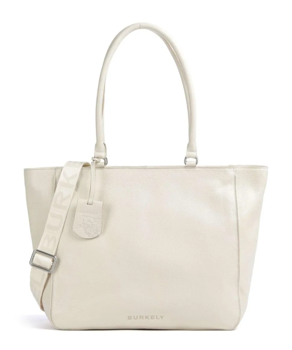 Always Alyx Shopper 15″ genarbtes Leder creme