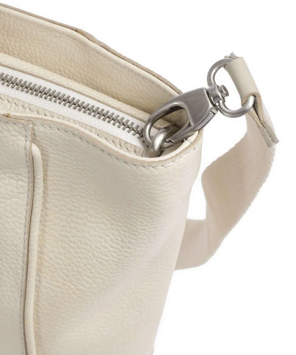 Always Alyx Shopper 15″ genarbtes Leder creme