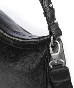 Always Ava Beuteltasche genarbtes Leder schwarz