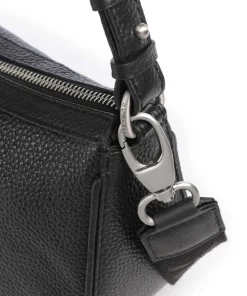 Always Ava Schultertasche genarbtes Rindsleder schwarz