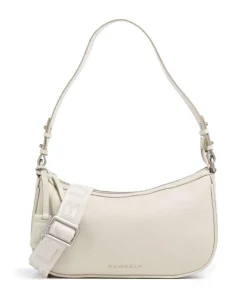 Always Ava Schultertasche genarbtes Rindsleder creme