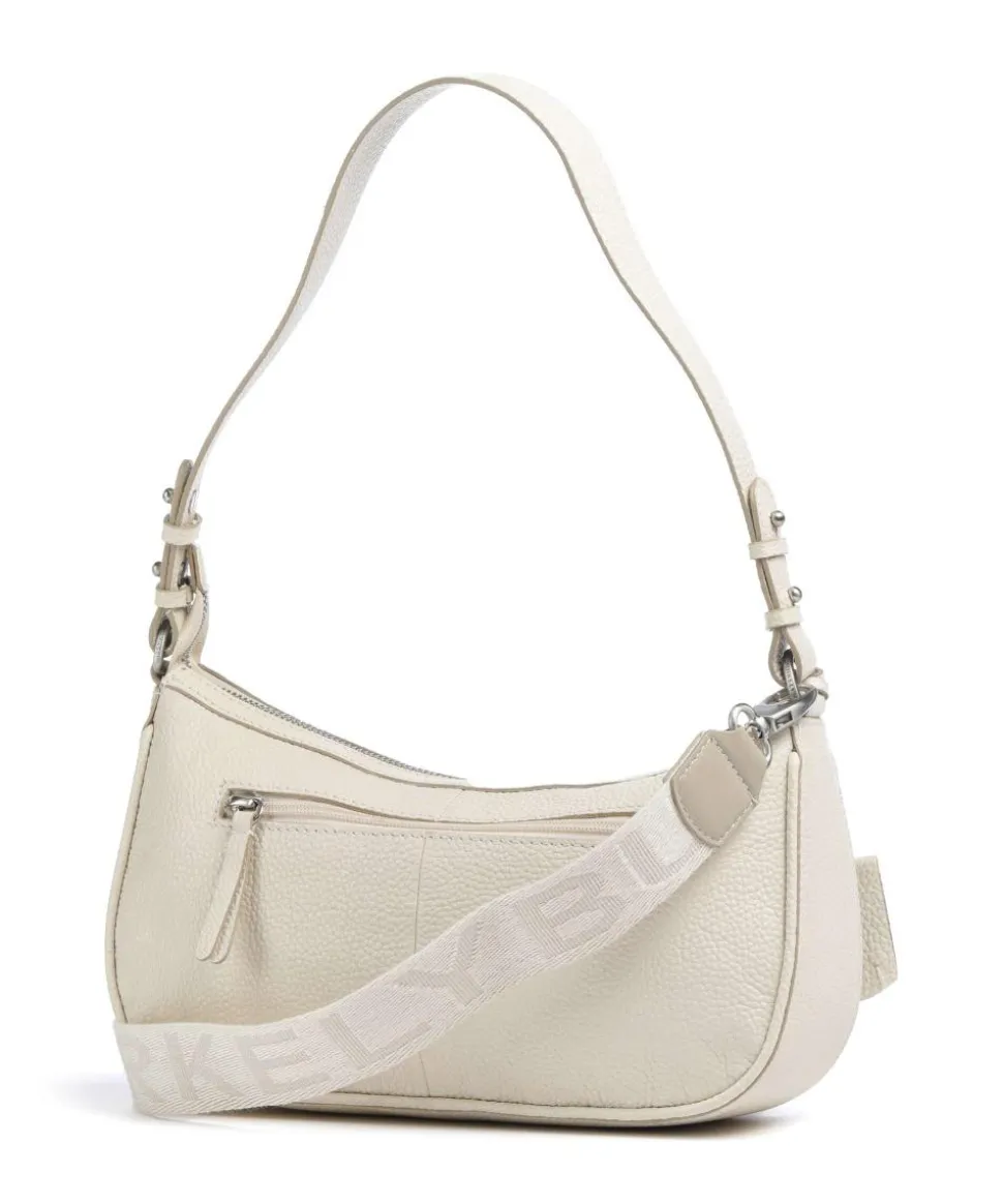 Always Ava Schultertasche genarbtes Rindsleder creme