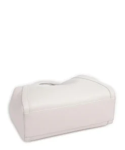 Amalia Shopper genarbtes Leder weiß