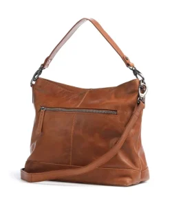 Amelia Beuteltasche Pull-Up Rindsleder cognac
