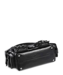 Amelia Small Schultertasche Rindsleder schwarz