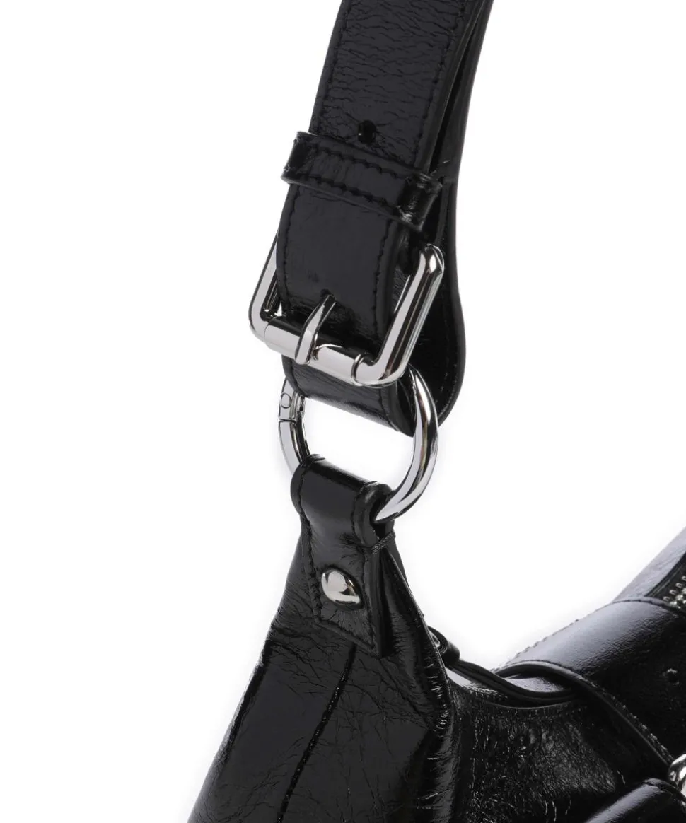 Amelia Small Schultertasche Rindsleder schwarz